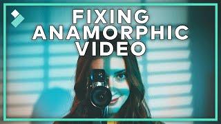 How to FIX Anamorphic Videos EASY! | Filmora X