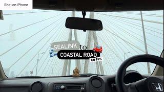 Bandra-Worli SeaLink To Coastal Road | 2024 | Mumbai | 2K 60fps POV Drive | No commentary