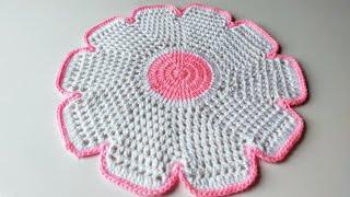 crochet thalposh, rumal, doily , table mat, sousplat, placemats/@beautyofcrochet4345