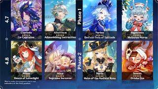 NEW UPDATE!! 4.7 + 4.8 NEWS, RERUNS, SUMMER SKIN, ALICE & MORE - Genshin Impact