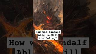 How did Gandalf Really Kill the Balrog? #lordoftheringslore #lordoftherings #lotrlore #lotr