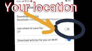 how to change download location in android and pc chrome  | avoid default download location(1 click)