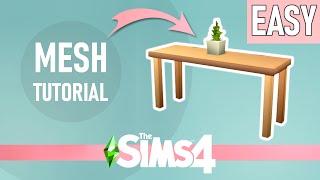 How to Make MESH from SCRATCH in The Sims 4? |  Easy & Simple CC Tutorial for Beginners (BLENDER)