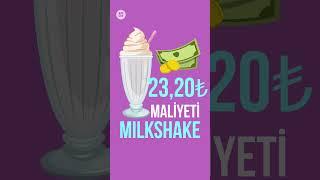 Çilekli Milkshake'in maliyeti ne? | Maliyeti Ne?