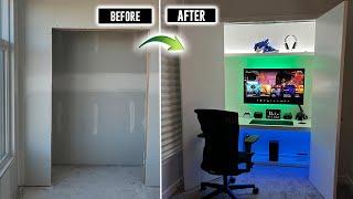 Transforming a Closet into My Gaming Setup!