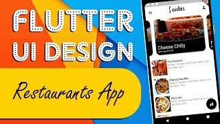 Flutter Tutorial - Restaurant App UI Design | Flutter UI Design Tutorial