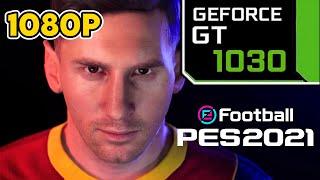 eFootball PES 2021 || GT 1030 + i3 7100 Performance Test || 1080p Low, High Settings Benchmark