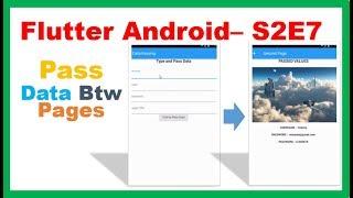 Flutter S2E7 : MaterialPageRoute - Pass Data btw Pages/Screens