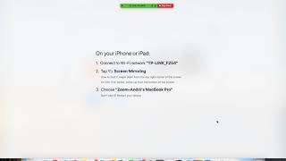 How to SHARE iPHONE SCREEN in ZOOM on Mac?