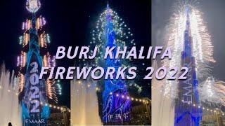 Burj Khalifa Fireworks 2022