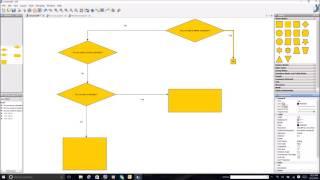 yED Flow Diagram creation