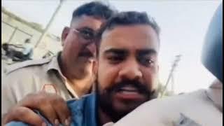 Delhi Police Viral Video Ashish Man Bahudargarah | Two Constables Arresting A Guy