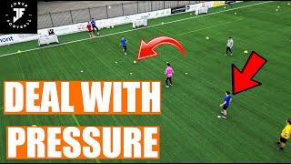 1st Touch Drill UNDER PRESSURE | Great For Midfielders️ | Joner Football