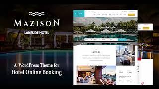 Mazison - Hotel & Resort Booking WordPress Theme | Themeforest Website Templates and Themes