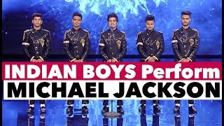 INDIAN BOYS DANCE MICHAL JACKSON ON ITALY TV SHOW | BOLLYWOOD IN EUROPE | MJ STYLE