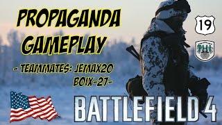 Battlefield 4: 64 players conquest at "Propaganda". Dragons Teeth DLC.Tactical gameplay. HD PS4