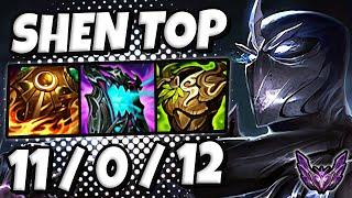 Shen vs Illaoi TOP [ Perfect KDA ] Korea Master Patch 14.13 