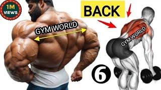 6 Exercises To Build a Bigger Back - Back Workout - BUILD A Stronger Back With These Exercises Now