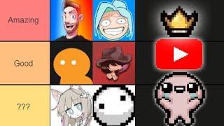 The Isaac Youtuber Tier List