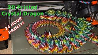 3D Printing a HUGE Crystal Dragon (Prusa Mk3s+ and Ender 3 V2)