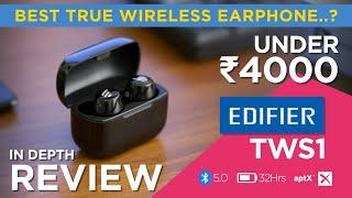 Edifier TWS1 True Wireless Earphones Full Review | Bluetooth 5.0, aptX, 32hrs Battery | Best VFM