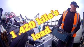 a 1.420 kilo scrap load  #streetscrapping #scrapmetalrecycling #makeingmoney