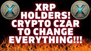 XRP HOLDERS!!!  David Sacks Just Said WHAT?!!  Best Crypto To Buy Now