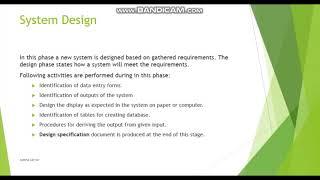 Software development life cycle|database|chap2part5