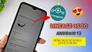 Lineage Os 20 Android 13  Most Stable Rom  Redmi 9a/9i/9/9c/Poco c3/c31/10a etc | Full review