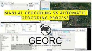 Efficient Geocoding in ArcMap: Comparing Manual vs. Automatic Methods for Retrieving Lat-Long value