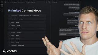 How I Write 7 Days Of Content Fast In Kortex (Template Included)