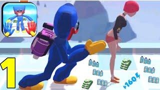 Poppy Money Run: Rich Race 3D - All Levels Gameplay (Android, iOS) Walkthrough Part 1 Lvl 1-15