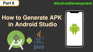 How to generate Apk file in android studio in hindi Dsacoder