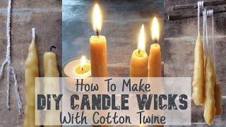How To Make The Best DIY Candle Wicks With Cotton Twine