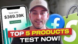 ⭐ Top 5 Products to Test In Summer 2024! - Shopify Dropshipping