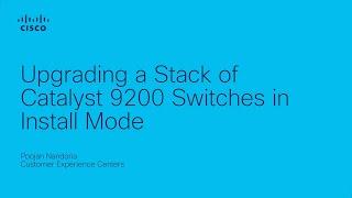 Upgrading a Stack of Catalyst 9200 Switches in Install Mode