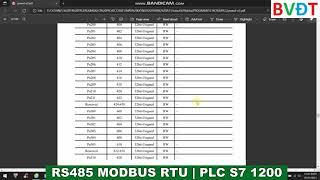 RS485 MODBUS RTU S7 1200 SIEMENS