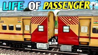 LIFE OF PASSENGER || General Coach Journey Life In IR-MSTS