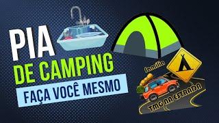 Pia de Camping - FAÇA VOCÊ MESMO