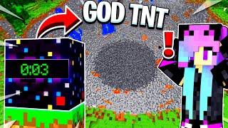 These GOD TNT Destroyed my Minecraft World...