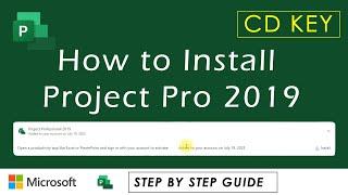 How to Install & Activate Microsoft Project Pro 2019 Free | online