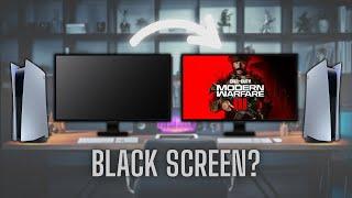 Black Screen While Loading Up MW3 OR any other game on PS5 FIX?! [2024]