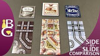 Metro / Cable Car — Side-by-Slide Board Game Comparison 