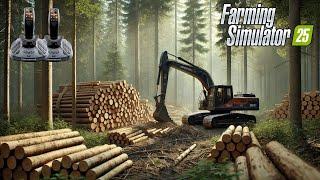 FS25 Forestry: New Frontier Epic Logging Adventures SUPERCUT Episodes 1-5 | Farming Simulator 25