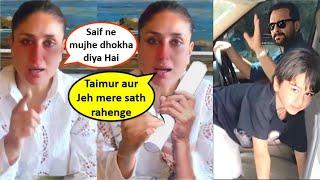 Kareena Kapoor demands for Taimur & Jeh Ali Khan CUSTODY after DIVORCE from husband Saif Ali Khan