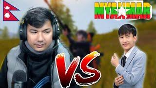 4k Gaming Nepal vs Myanmar Streamer  Intense fight
