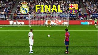 PENALTY : BARCELONA vs REAL MADRID - FINAL SPANISH SUPER CUP 2025 | PES GAMEPLAY