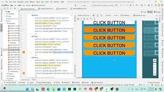 Learn how to apply custom shapes to buttons in Android studio | part 3