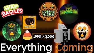 EVERYTHING Coming In The Halloween Update  | Slap Battles Roblox