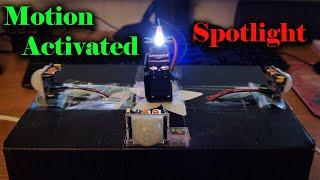 Transform Your Boring Room with This Amazing Arduino Motion Activated Servo Spotlight Project!